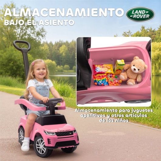 Brinquedo de montar 2 em 1 Aiyaplay para crianças dos 18 aos 36 meses com pega de empurrar, cor-de-rosa