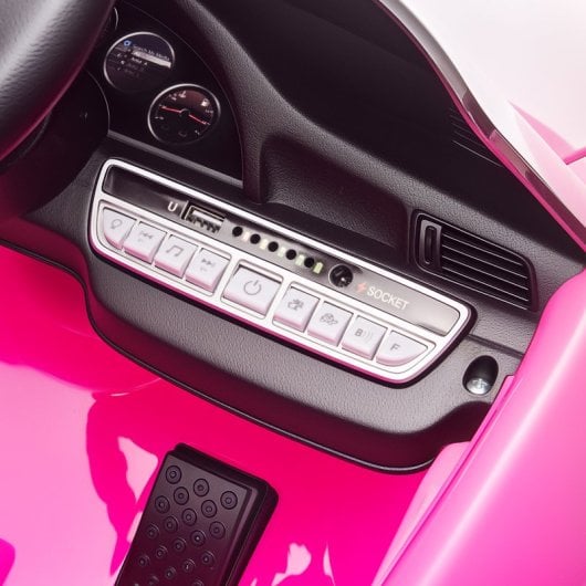 Aiyaplay Coche Eléctrico Para Niños Con Licencia Ruf Ctr 3 Clubsport Rosa
