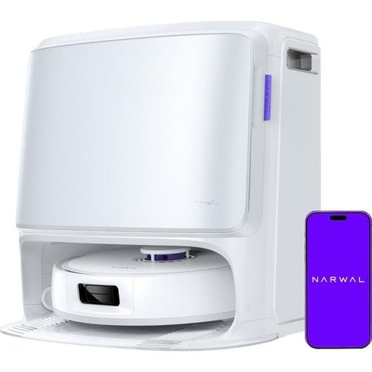 Robot Aspirador y Fregasuelos NARWAL Freo Z10 con Autovaciado Navegación Láser 15.000 Pa IA Control por Voz