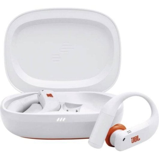 Auriculaires JBL Endurance Peak 4 sans fil Bluetooth sport avec réduction de bruit IP68 blancs
