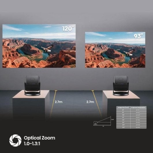 Projecteur Hisense C3 UHD 4K 2500 Lumens 300" Laser DLP Smart TV JBL Dolby Atmos