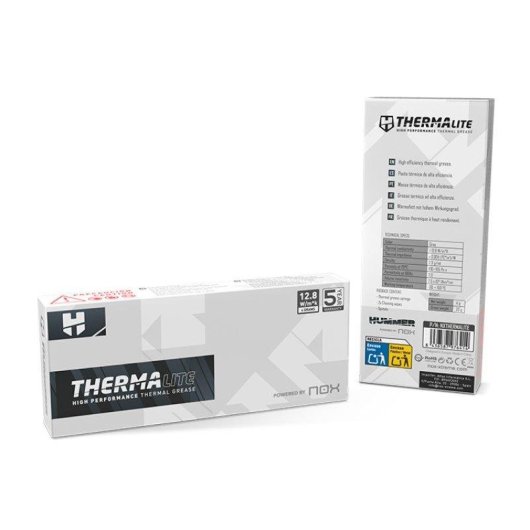 Pasta térmica NOX Hummer Therma Lite 4g alta conductividad y aplicador