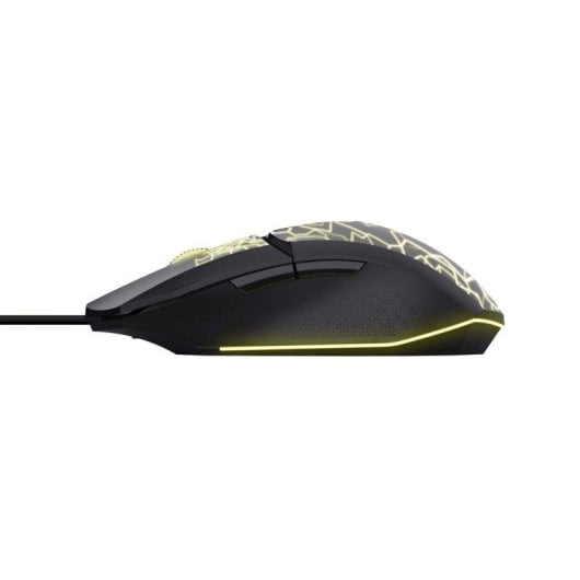 Souris Trust GXT 113 Felox Filaire 6400 DPI Noir RGB 6 Boutons Programmables