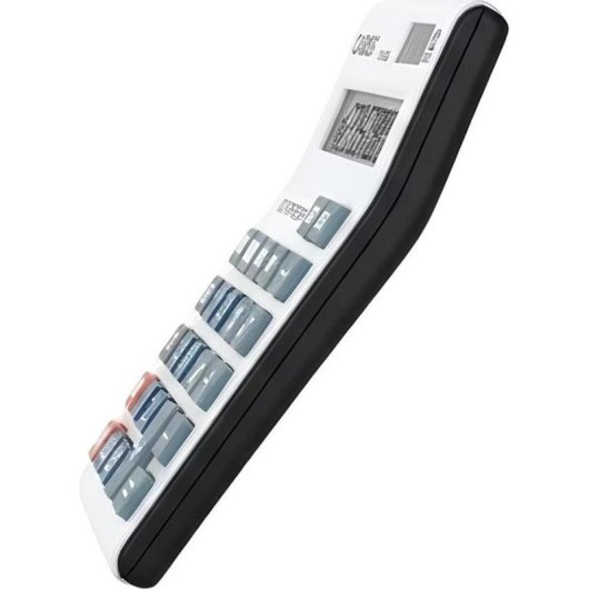 Calculatrice Avizar TX-03708 12 chiffres blanche arrêt automatique ergonomique