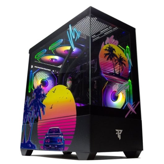 PC Preparado para PC V2 AMD Ryzen 7 5800X / 32 GB / SSD de 1 TB / RTX 5060 Ti de 16 GB - Magic City Edition