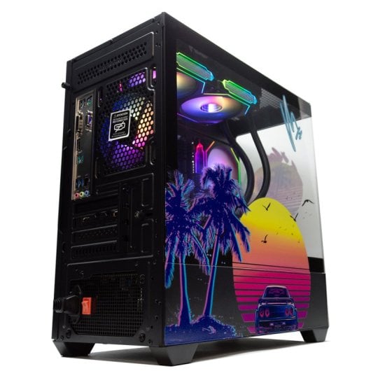 PC Preparado para PC V2 AMD Ryzen 7 5800X / 32 GB / SSD de 1 TB / RTX 5060 Ti de 16 GB - Magic City Edition