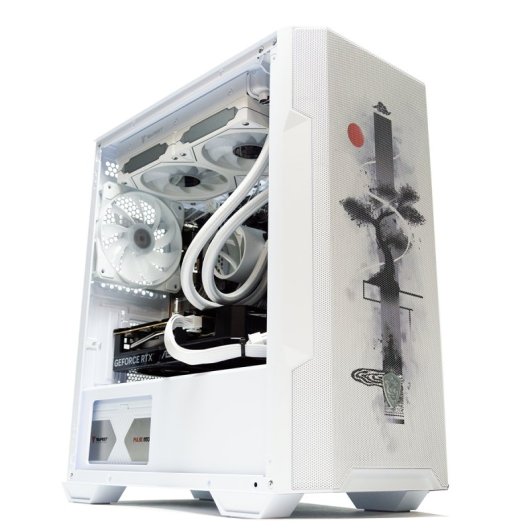MSI MAG FORGE M100R Semi Torre mATX Cristal Templado USB 3.2 ARGB Blanca Japan By PcCom