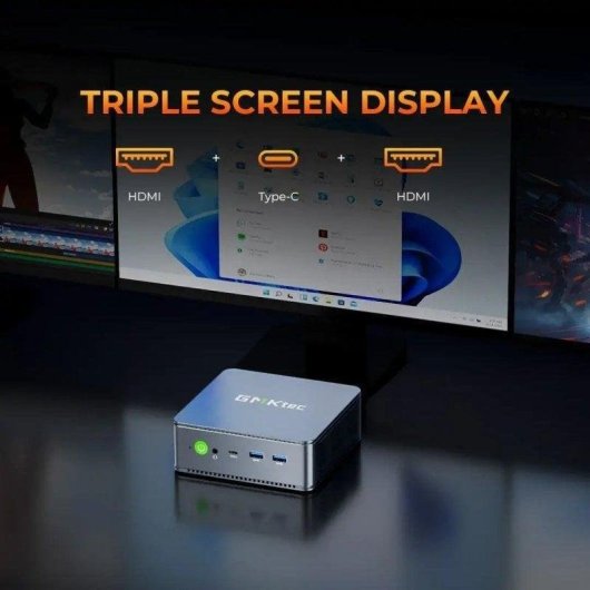 Mini PC GMKtec M6 Ultra AMD Ryzen 5 7640HS 32GB 1TB SSD Radeon 760M Windows 11 Pro USB4