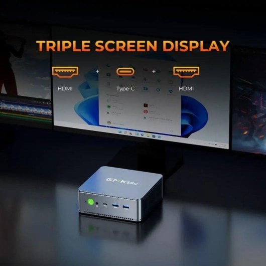 Mini PC GMKtec M6 Ultra AMD Ryzen 5 7640HS 32GB 1TB SSD Radeon 760M Windows 11 Pro USB4