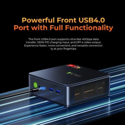 Mini PC GMKtec M6 Ultra AMD Ryzen 5 7640HS 32GB 1TB SSD Radeon 760M Windows 11 Pro USB4