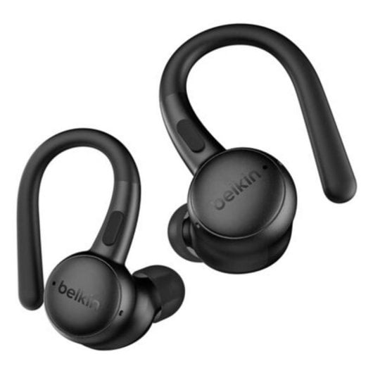 Auriculares Belkin SoundForm ActiveFit inalámbricos Bluetooth mit aktiver Geräuschunterdrückung, Mikrofon, IP54, schwarz