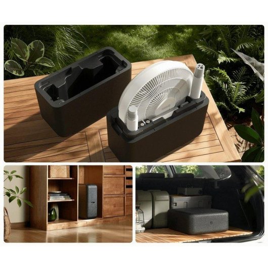 Ventoinha Xiaomi Mijia Smart Standing Fan Pro Slim EU ultrafina Wi-Fi 100 níveis