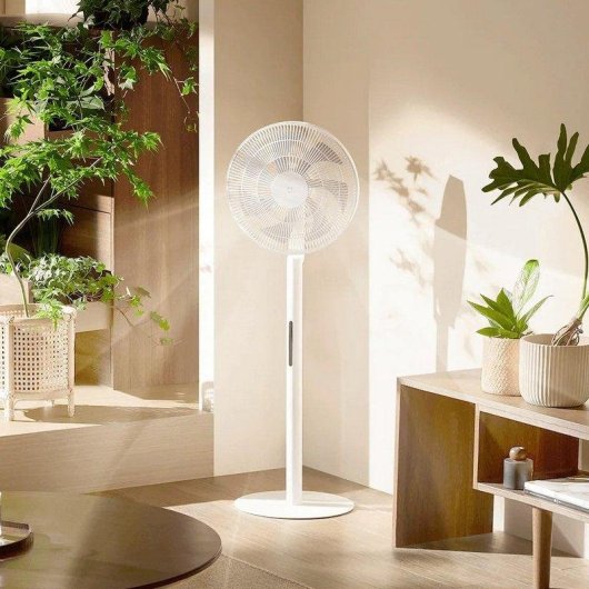 Ventoinha Xiaomi Mijia Smart Standing Fan Pro Slim EU ultrafina Wi-Fi 100 níveis