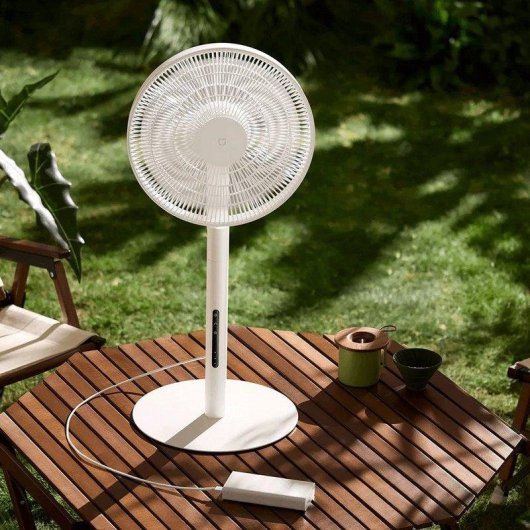 Ventoinha Xiaomi Mijia Smart Standing Fan Pro Slim EU ultrafina Wi-Fi 100 níveis