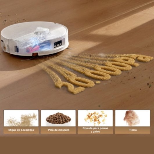 Saugroboter mit Wischfunktion Roborock Qrevo Curv 2 FlowX Mit Absaugstation Navigationsklasse KI 36.000 Pa Sprachsteuerung