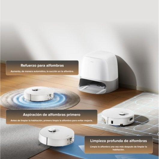 Saugroboter mit Wischfunktion Roborock Qrevo Curv 2 FlowX Mit Absaugstation Navigationsklasse KI 36.000 Pa Sprachsteuerung