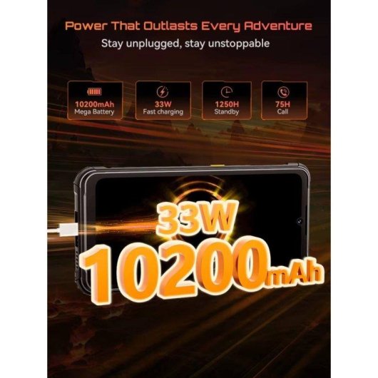 Cubot KingKong Ace 5 4G 8GB 256GB 6.75" Nero