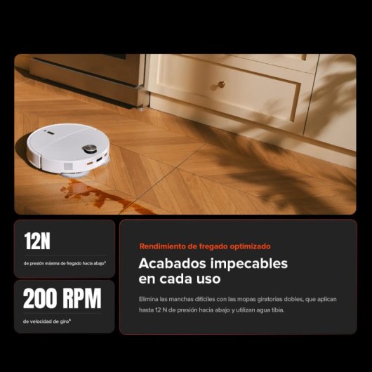 Aspirador Robô com Mopa Roborock Qrevo Edge 2 Pro Com Esvaziamento Automatico Navegação LiDAR 25.000 Pa