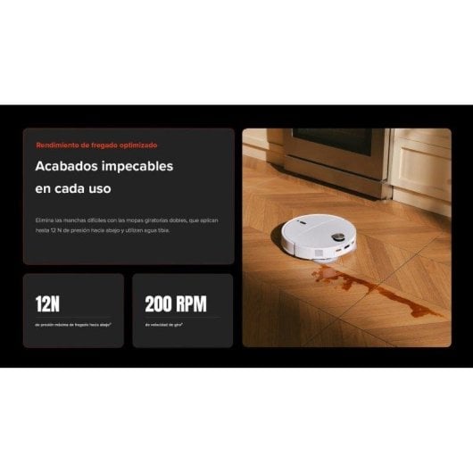 Robot Aspirador y Fregasuelos Roborock Qrevo Edge 2 Pro con Autovaciado Navegación LiDAR 25.000 Pa Control por Voz IA