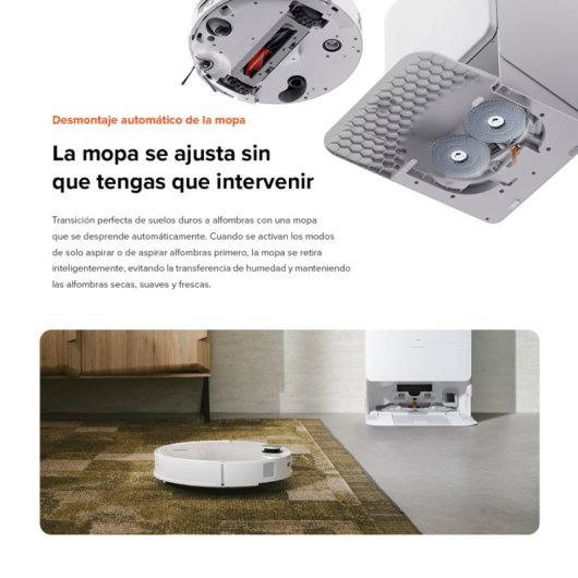 Aspirador Robô com Mopa Roborock Qrevo Edge 2 Pro Com Esvaziamento Automatico Navegação LiDAR 25.000 Pa