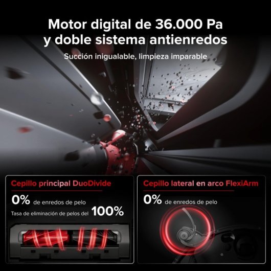 Aspirador Robô com Mopa Roborock Saros 20X Com Esvaziamento Automatico Navegação IA 36.000 Pa Controlo por Voz
