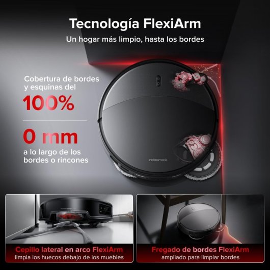 Aspirador Robô com Mopa Roborock Saros 20X Com Esvaziamento Automatico Navegação IA 36.000 Pa Controlo por Voz