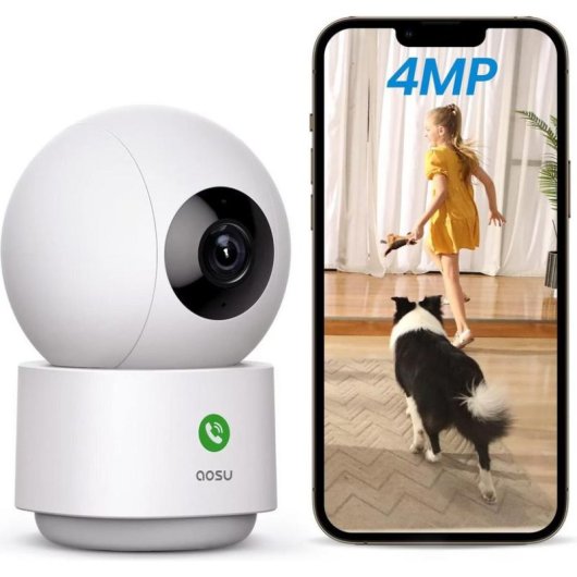 Überwachungskamera Aosu P1 Pro 2K Nachtsicht Innen Sprachsteuerung