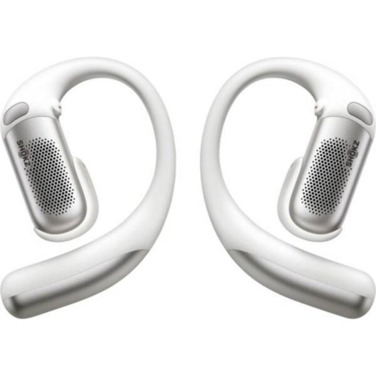 Auriculares Shokz OpenFit Pro inalámbricos Bluetooth con Cancelación de Ruido, Micrófono y sonido Dolby Atmos, blancos