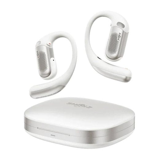 Auriculares Shokz OpenFit Pro inalámbricos Bluetooth con Cancelación de Ruido, Micrófono y sonido Dolby Atmos, blancos