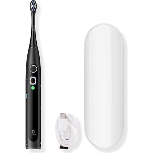Cepillo dental eléctrico Clean Oclean X Kids Set sónico 79200 rpm 5 modos IPX7 negro