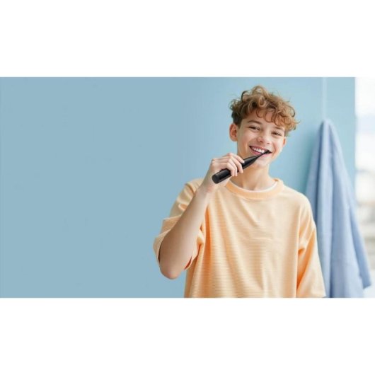 Cepillo dental eléctrico Clean Oclean X Kids Set sónico 79200 rpm 5 modos IPX7 negro