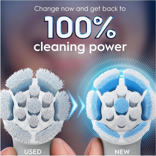 Cabeça de escova Oral-B iO Gentle Care branco suave 4 unidades