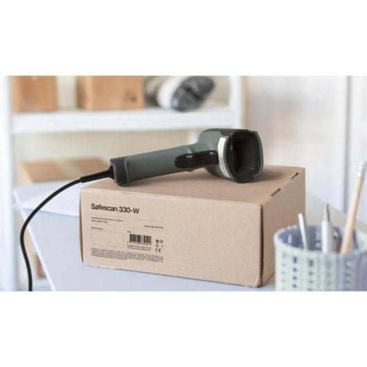 Lecteur de codes-barres Safescan 330-W portable 1D 2D IP54 USB