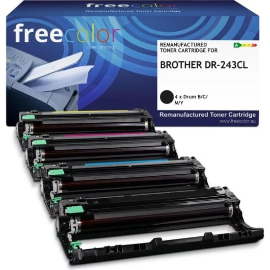 Cartuccia toner Freecolor K18951F7 compatibile Brother DR-243CL 18000 pagine 4 colori