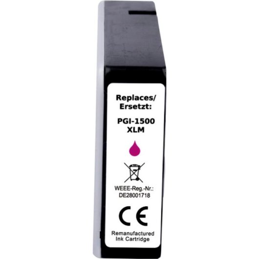 Cartouche d’encre Renkforce RF-6736470 Magenta XL compatible Canon PGI-1500M
