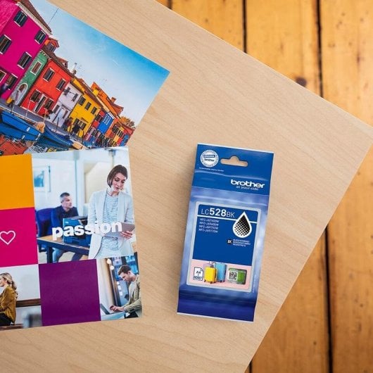 Cartouche d’encre Brother LC528BK Noir Haut Rendement 6000 pages