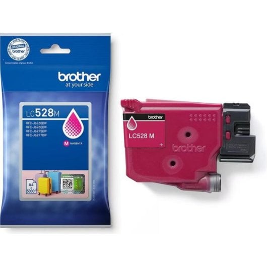 Cartouche d’encre Brother LC528M Magenta 5000 pages pour MFC-J6760DW J6960DW