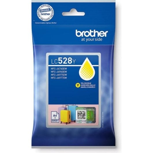 Cartouche d’encre Brother LC528Y Jaune haut rendement 5000 pages