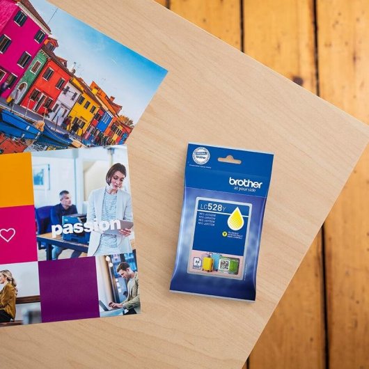 Cartouche d’encre Brother LC528Y Jaune haut rendement 5000 pages