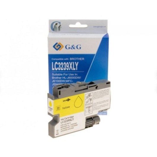 Tintenpatrone G&G NP-B-03239XLY XL Gelb Pigment Kompatibel Brother 5000 Seiten