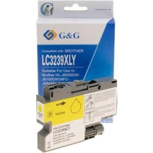 Tintenpatrone G&G NP-B-03239XLY XL Gelb Pigment Kompatibel Brother 5000 Seiten