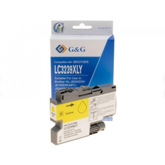 Tintenpatrone G&G NP-B-03239XLY XL Gelb Pigment Kompatibel Brother 5000 Seiten
