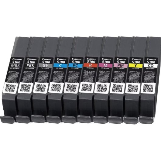 Cartucho de tinta Canon PFI-5100 Multipack 10 cores 144 ml Original