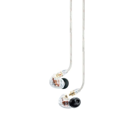 Écouteurs Shure SE535 filaires jack 3,5 mm pour scène et studio triple driver transparents