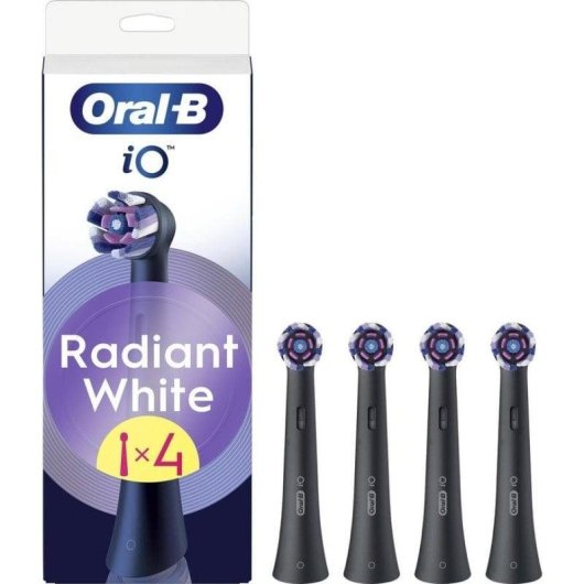 Recargas Escovas Dentes Oral-B iO RB WB-4 4 Unidades Clareamento Dental