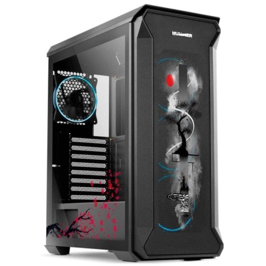 Nox Hummer Quantum Cristal Templado USB 3.0 ARGB - Japan Edition by PcCom