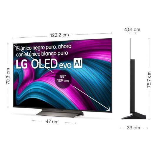 TV LG OLED OLED55C5 55" 4K UltraHD 120Hz Smart TV WebOS HDR10 Dolby Vision Atmos