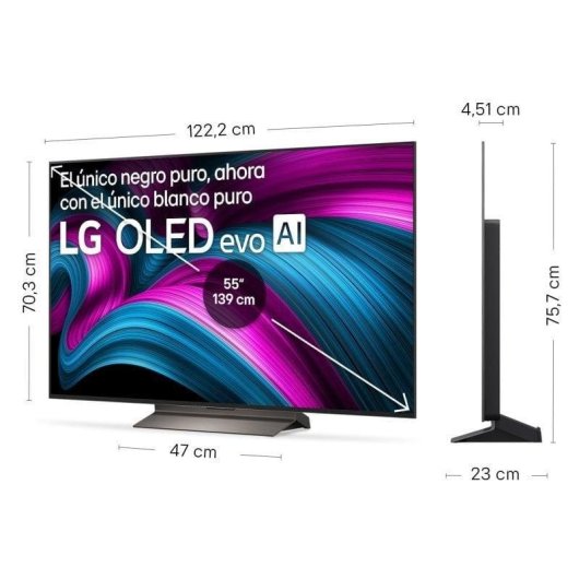 TV LG OLED OLED55C5 55" 4K UltraHD 120Hz Smart TV WebOS HDR10 Dolby Vision Atmos