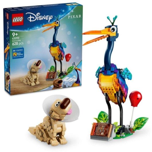 [preventa] Lego® 43290 | Disney Pixar Kevin Y Dug Película Up Set De Construcción Con 2 Personajes Construibles Y Base Con Accesorios Para Niñas Y Niños A Partir De 9 Años