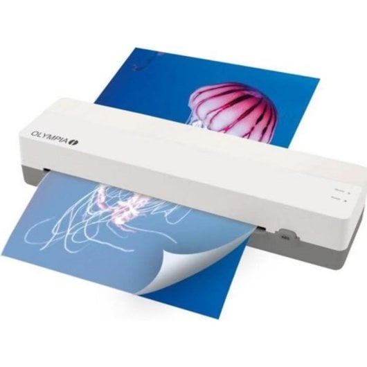 Laminatrice Olympia A130 blanche et grise A3 ABS 320 mm 300 mm/min